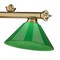 Z-Lite Cordon 3 Light Billiard, Rubbed Brass & Green 2306-3RB-PGR - alternate 4